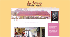 Desktop Screenshot of da-mimmo-pizzeria.de