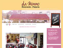 Tablet Screenshot of da-mimmo-pizzeria.de